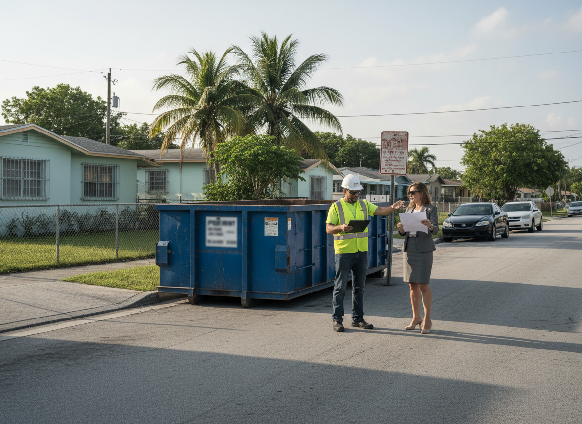 Hialeah Dumpster Permit Process for Street Placement